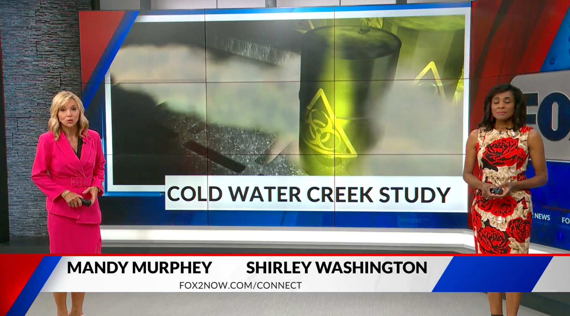 Screen shot of Fox News Clip about Coldwater Creek Study.